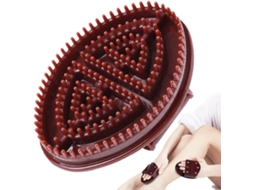 Escova De Massagem Corporal Meridian, Anticelulite – Escova De Mão Silicone Leve E Ergonômica Para Uso No Chuveiro Em