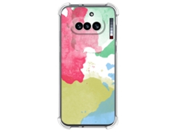 Capa Tumundosmartphone De Silicone À Prova De Choque Para Nothing Phone 4a 5g Com Estampa Em Aquarela 2 Desenhos