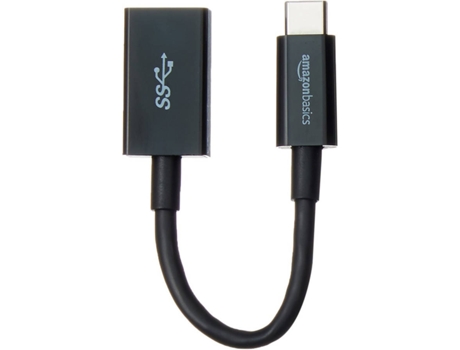 Cabo de Dados AMAZONBASICS (USB-C - USB A - Preto)