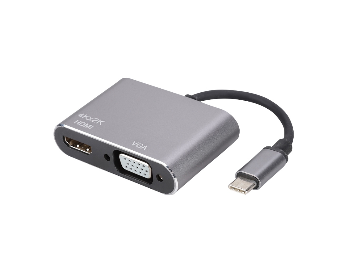 Adaptador LAXISCREED Type C Hdmi+vga 4k