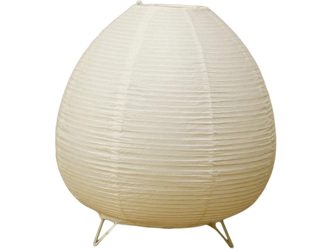 Abajur De Mesa Em Papel E Metal, Design Moderno E Simples, Luz Difusa, Interruptor De Botão, Ideal Para Mesa De Centro