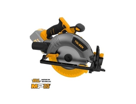 Serra Circular Sem Fio Tolsen 20v 190mm, Tolsen.