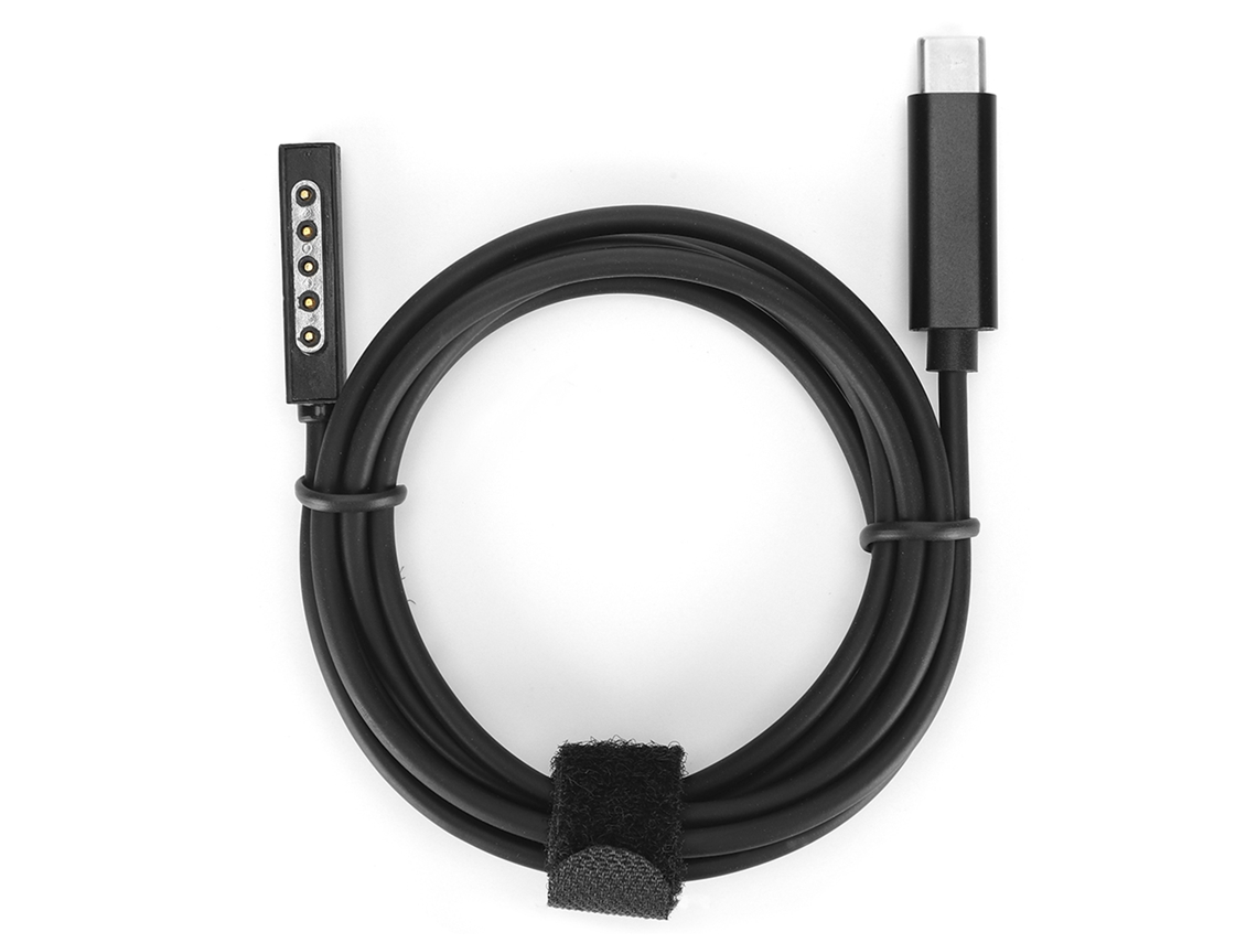 Cabo Type-c Para Microsoft Surface Pro 1ª/2ª Geração Carregamento Rápido Pd 1,5m