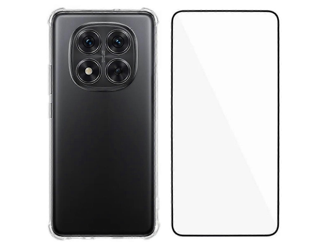 Capa De Tpu Wanlonfeng Wl3 Series De 1,5 Mm Com Película De Vidro Temperado Transparente Para Xiaomi Redmi Note 14 Pro 5g