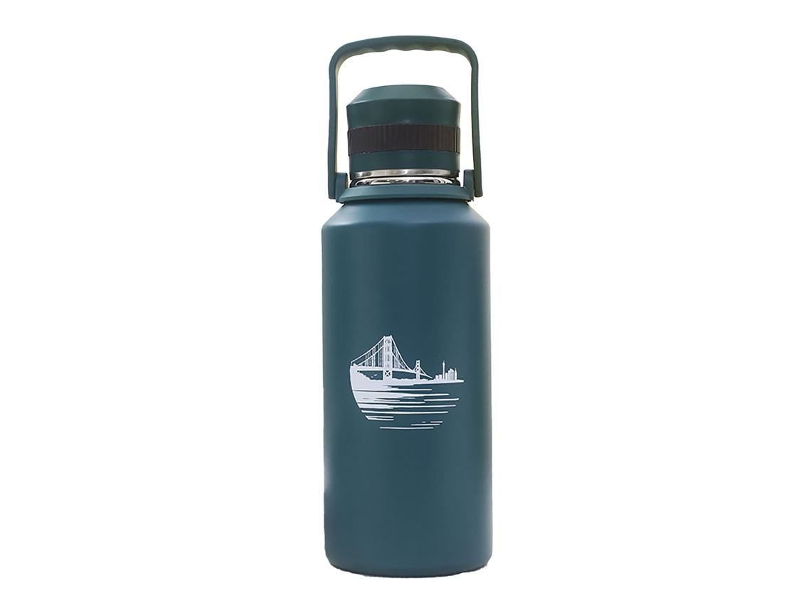 Garrafa Térmica 1500ml Inox Anti vazamento Verde
