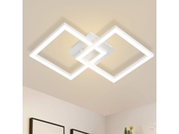 Zmh Luminária De Teto Led Moderna 24w Branco Quente Para Cozinha E Interior