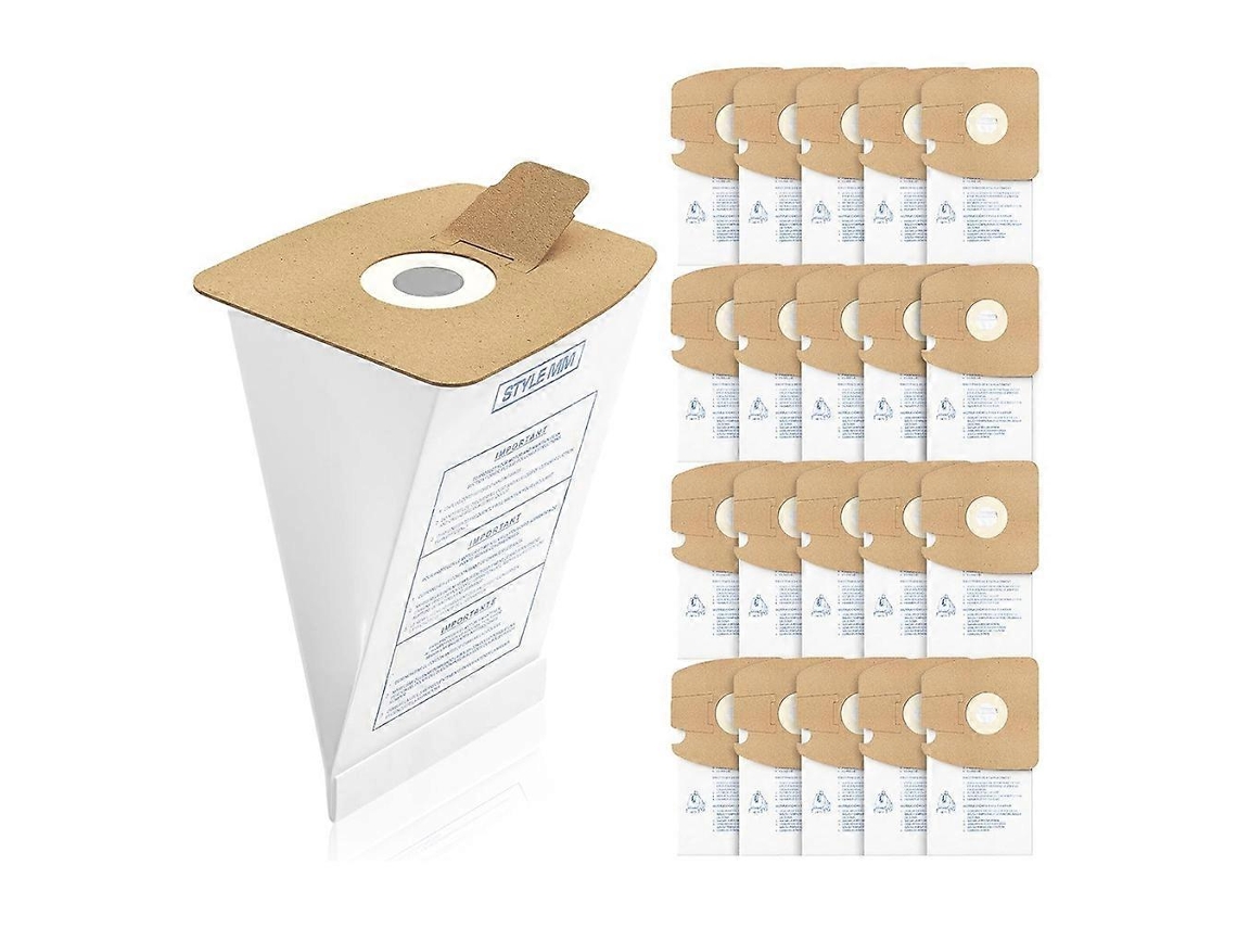 Pacote Com 20 Sacos Para Aspirador De Pó, Modelo Mm, Compatíveis Com Os Aspiradores De Pó Eureka Das Séries 3670 E 3680._ptg