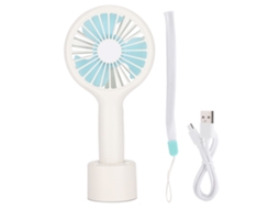 Ventilador Mini Notebook Usb Recarregável Branco
