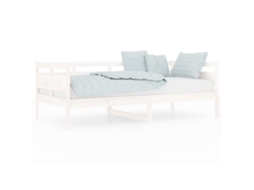 Day Bed, Day Beds Vidaxl Branco Madeira De Pinho (90 X 190 Cm)