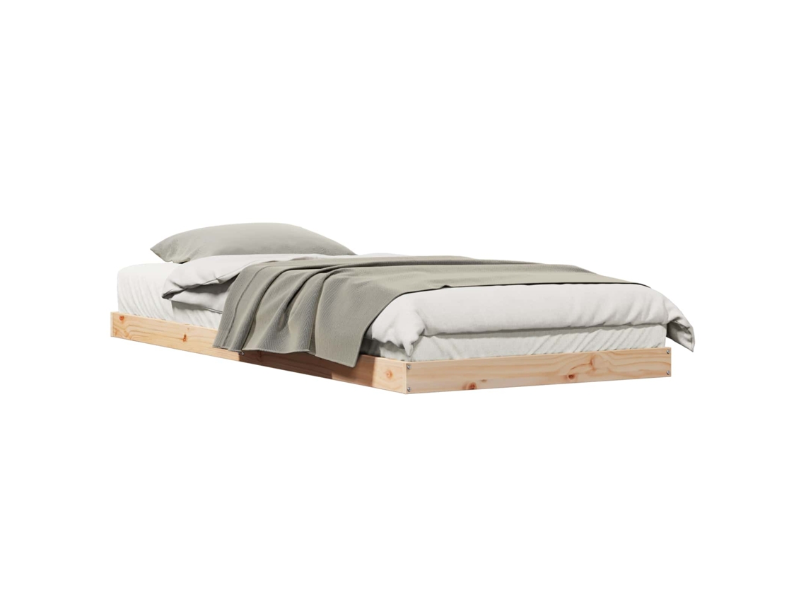 Estrutura de Cama de Chão Natural 213.5 X 104 X 9 Cm MAISON EXCLUSIVE