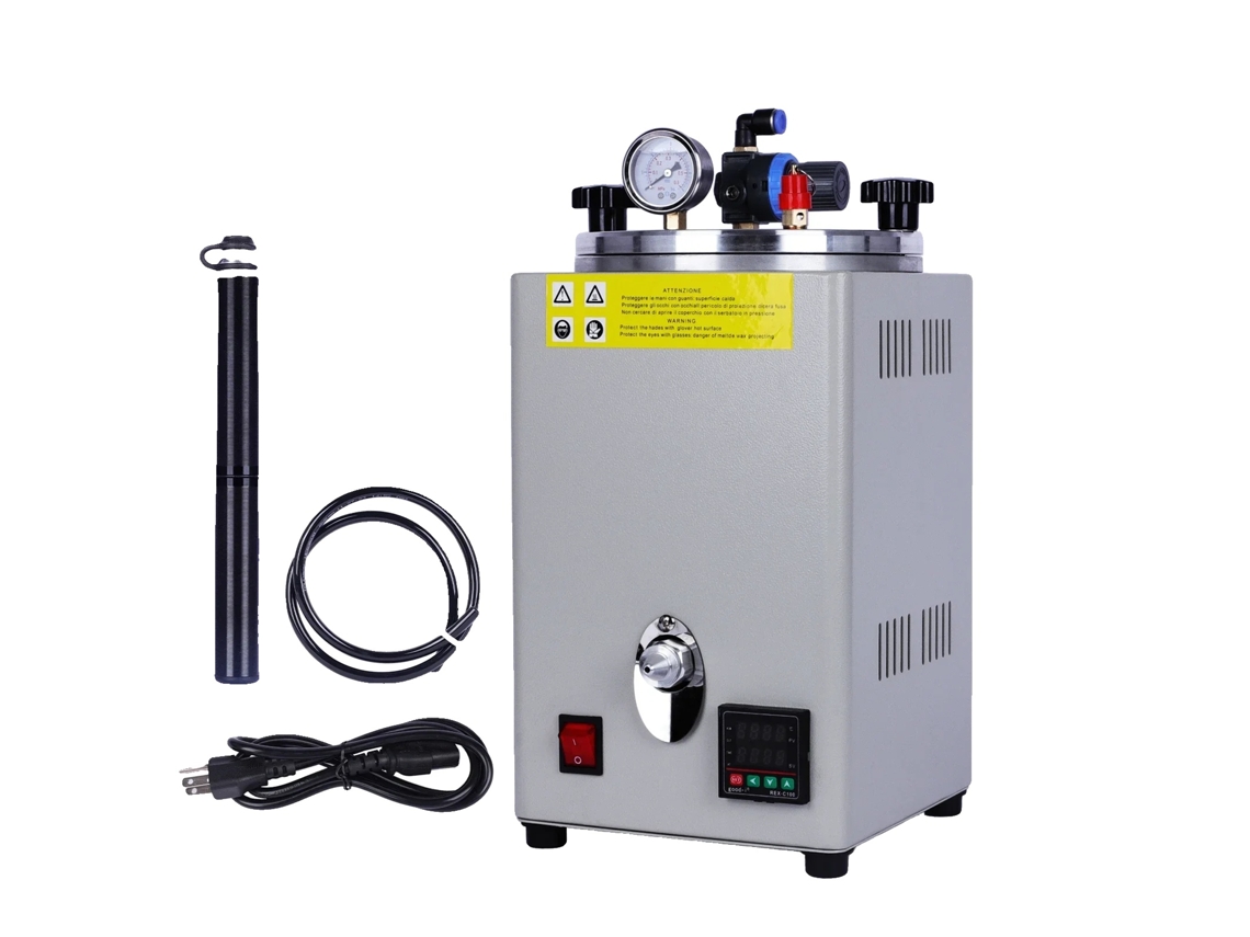 Máquina de injeção de cera, aço inoxidável durável, derretimento de cera eficiente, 220 V OEM