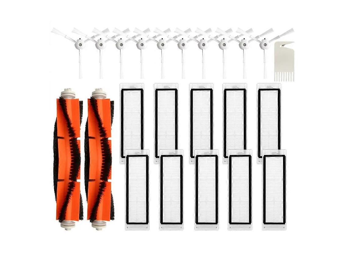 Escova Lateral Com Rolo E Filtro Hepa Para Aspirador Robô Xiaowa Lite C10 / C102-00 - Peças De Reposição_ptg