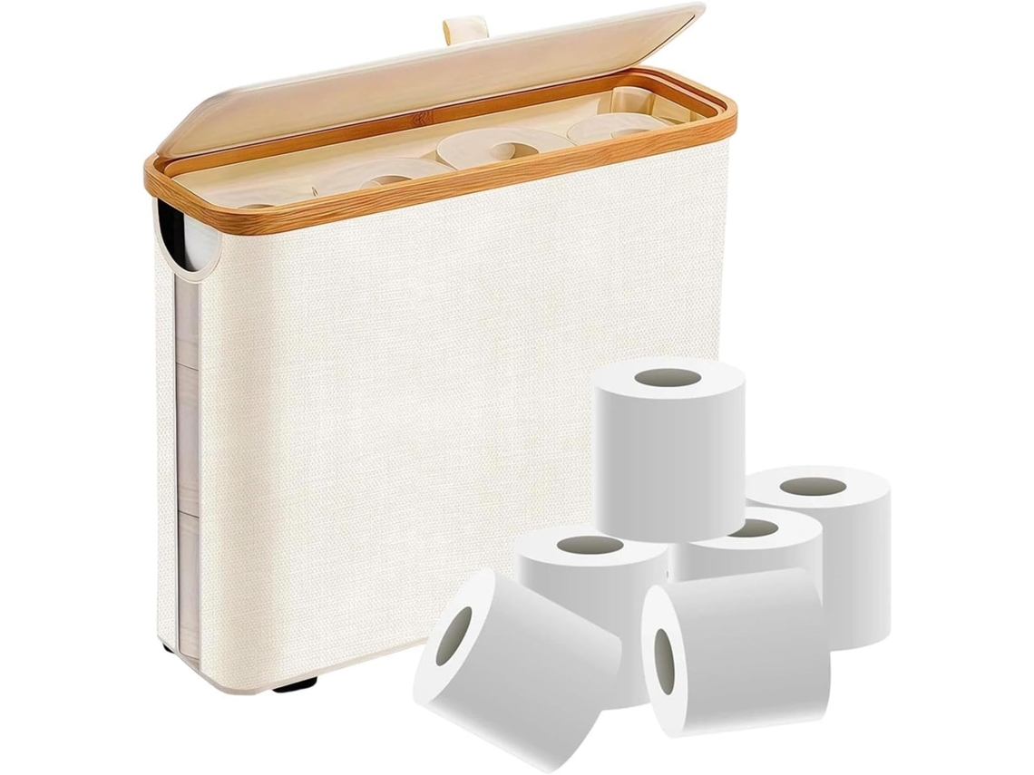 Cesto Para Guardar Papel Higiênico, Lixeira Dobrável De Chão
