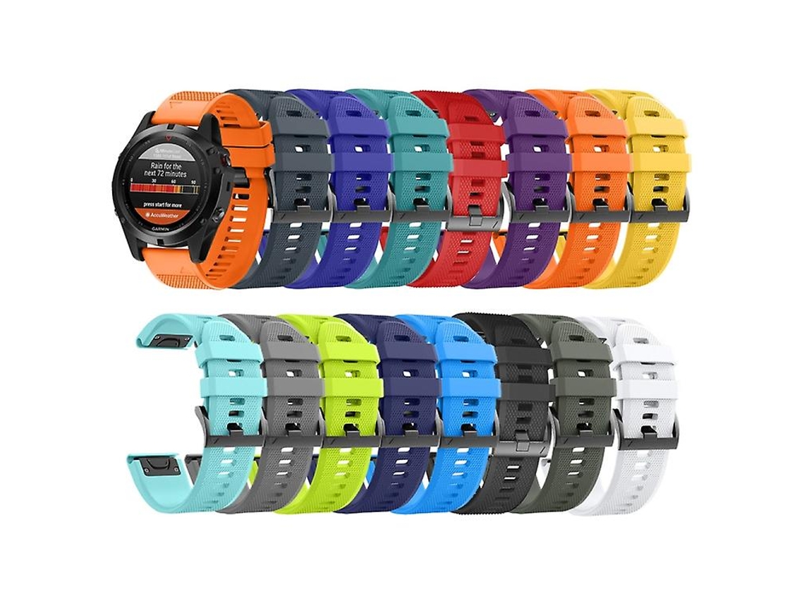 Bracelete de Smartwatch para Garmin Instinct 2 22Mm Pulseira de Relógio de Silicone Verde VENISYMLIS