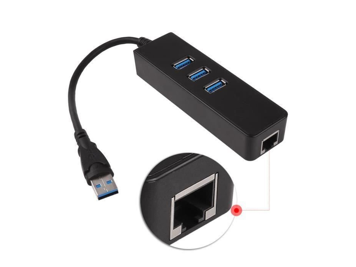 Adaptador Ethernet Usb 3.0 a 1000Mbps Gigabit Rj45 3 Portas Usb3.0 Hub de Rede com Fio Iscdav:Falso Preço:38 11 Preços:0 0 St