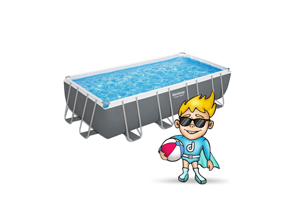 Piscina De Jardim Com Estrutura 549x274x122cm 17 Pol. Bestway 56466n