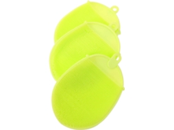 Conjunto Valiclud Com 3 Escovas De Silicone Para Banho, Ideais Para Massagem Corporal, Esfoliação Suave E Limpeza