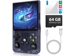 Console Portátil Retrô com Mais de 18.000 Títulos Clássicos, 64gb AQUAFORGE