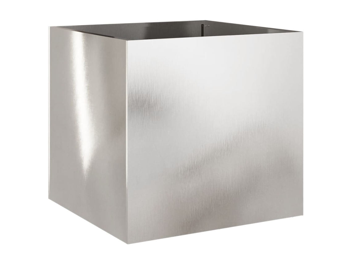 Planter, Planters Vidaxl Prateado Aço (49 X 47 X 46 Cm)