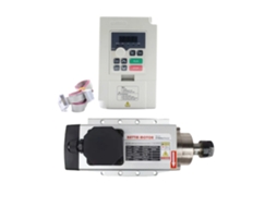 Motor De Eixo Refrigerado A Ar, 24000rpm, Inversor De 2.2kw, Com Mini Vfd Oem
