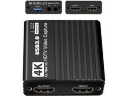 Placa De Captura 4k Dispositivo De Captura E Gravação 1080p, Adaptador De Baixa Latência 60fps Placa De Captura 4k Dispositivo De C Gokoco