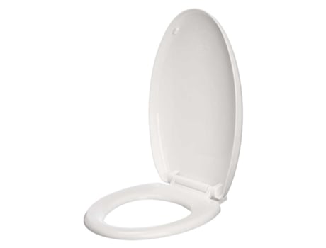 Assento de sanita universal branco com O-ring, fácil de limpar