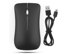 Rato Sem Fio Hxsj 2.4g Modelo T27laxiscreed (recarregável Silencioso)