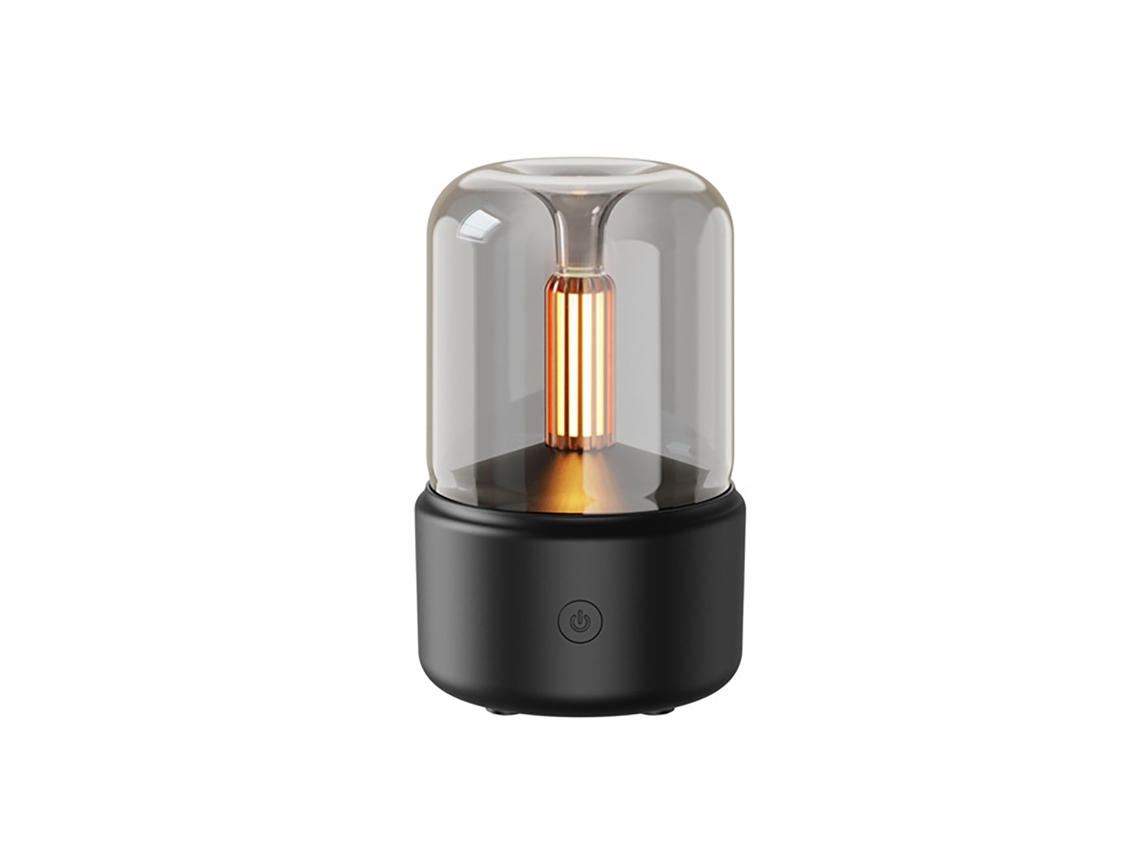 Difusor de Óleo Essencial 120ml com Luz de Vela e Umidificador de Aroma USB | S/MARCA