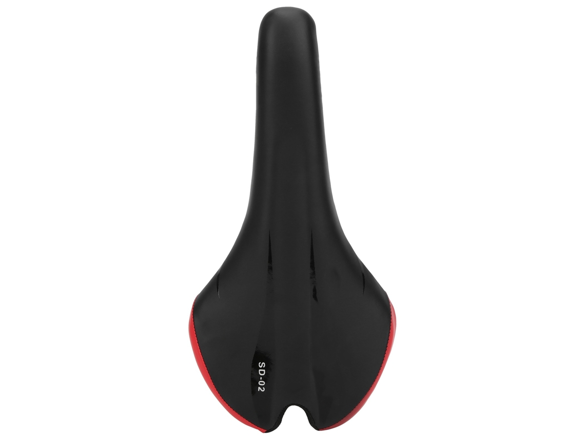 Lurelia Capa De Selim Respirável Elástico, Acolchoado, Ergonómico, Pu, Preto / Vermelho