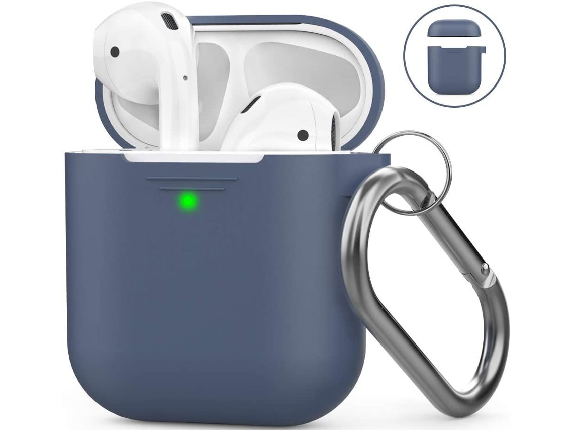 Capa De Silicone Para Airpods Compatível Com Apple Airpods 2 E 1
