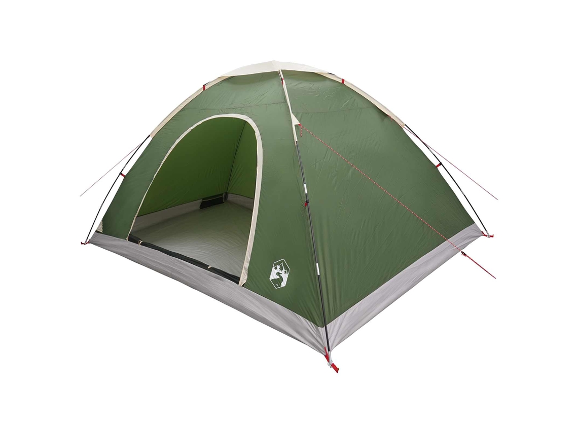 Conjunto 1 Barraca De Camping Vidaxl Verde Poliéster (335 X 275 X 180 Cm)