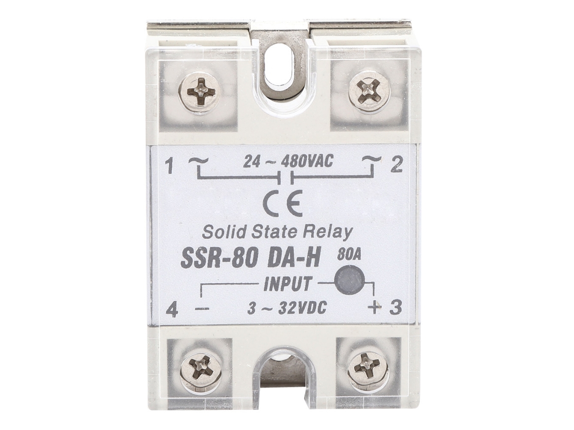 Relé de Estado Sólido Dc Ac Ssr 80a