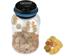 Hucha eletrônica 1,8l com LCD para moedas ZYBLSSBB
