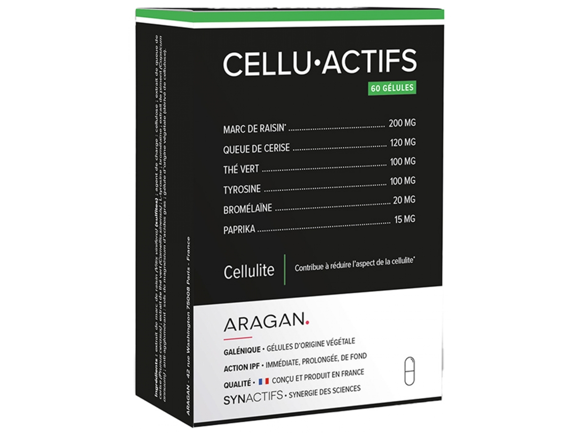 Bragansynactives Celluactifs 60 Cápsulas ARAGAN