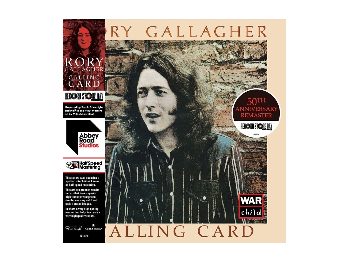 Rory Gallagher - Calling Card vinil 180 Gramas rsd 2026 Edição Limitada