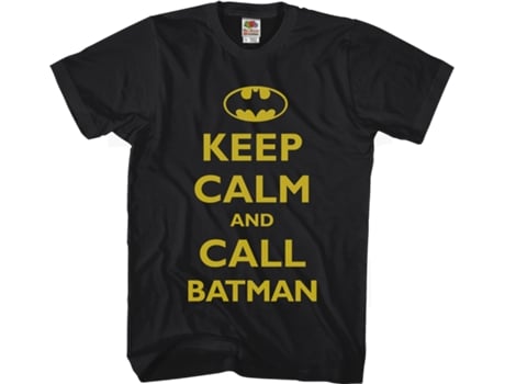 T-Shirt de Homem SUPERHEROMARVEL Keep Calm And Call Algodão (L)