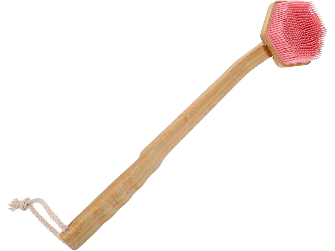 Lurelia Escova De Silicone Para Banho De Cuidado Corporal, Silicone Macio, Cabo Longo E Cerdas Macias, Rotina Spa Suave