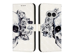 Capa De Celular De Couro Com Pintura 3d Horizontal E Flip Para Nothing Phone 2a
