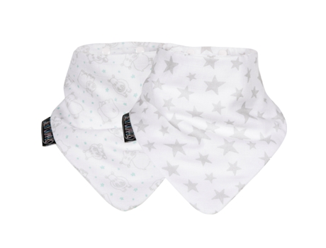 Conjunto de 2 Babetes  Neckerbib Stars and Hippo