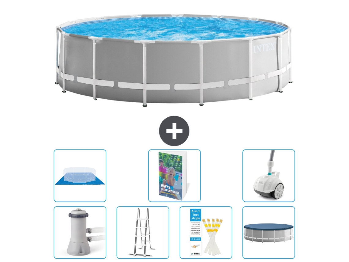 Intex Piscina Prism Frame Redonda - 457x122 Cm - 8-peças S616