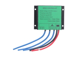 Controlador de Turbina Eólica YURU Pwm 100w 400w 12v/24v, 5a com Proteções e Led
