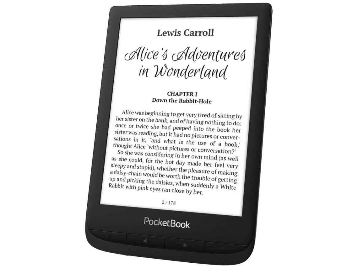 Ebook Reader POCKETBOOK Touch Lux 5 Ink Black (6'') | Worten.pt