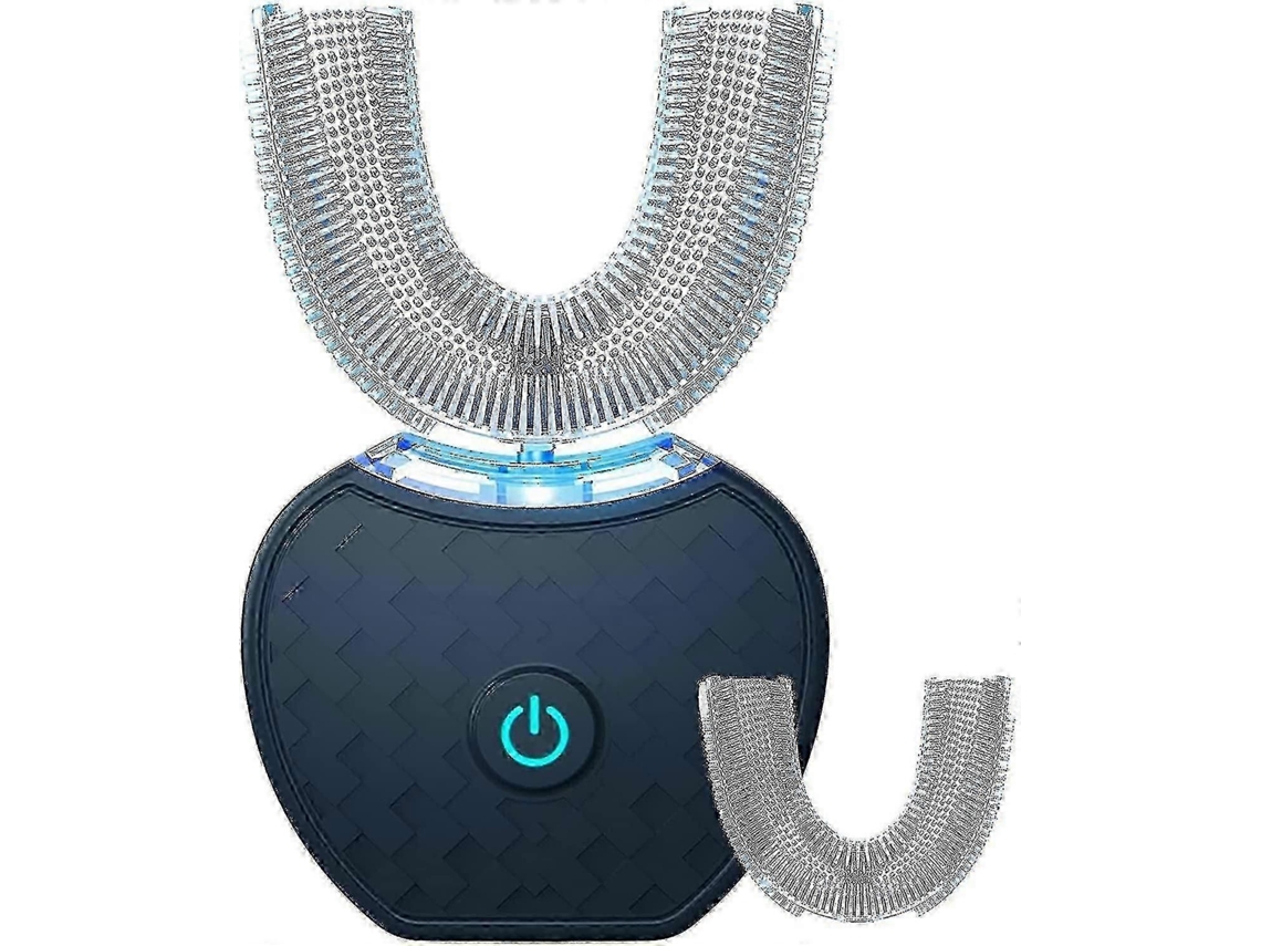Escova de Dentes Elétrica, Automática, Kit Clareamento Sônica em Forma U com Cabeça D GOKOCO