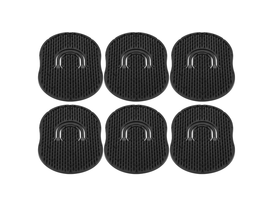 6 peças bolsa pentes palmareiros luz portátil massageador de cabeça escova pente para homens