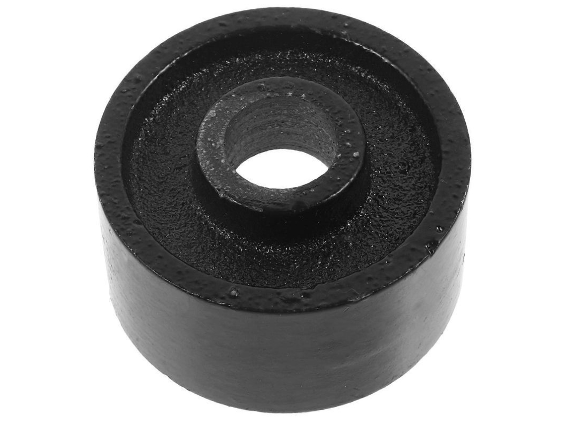 Roda dianteira giratória para macaco hidráulico horizontal 2,5 ton 6,5x6,5x3,5cm preta S/MARCA