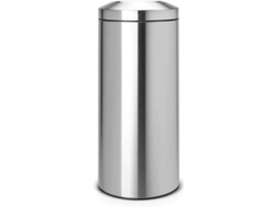 Cesto para Papéis BRABANTIA 378621 Inox (Fosco - 6,35 kg - 31,8 x 29,5 x 68,5 cm - Garantia: 10 Anos)