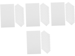 4 Conjuntos Carte Vierge Mémoire Vide Cartes De Correspondance De Note Blanche Rangement Fiches De Bureau De