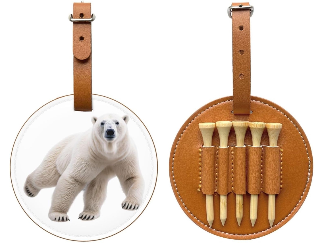 Menu da Linha Polar Bear Sac Golf Noir Material Pu É Impermeável e Resistente Ao Desgaste