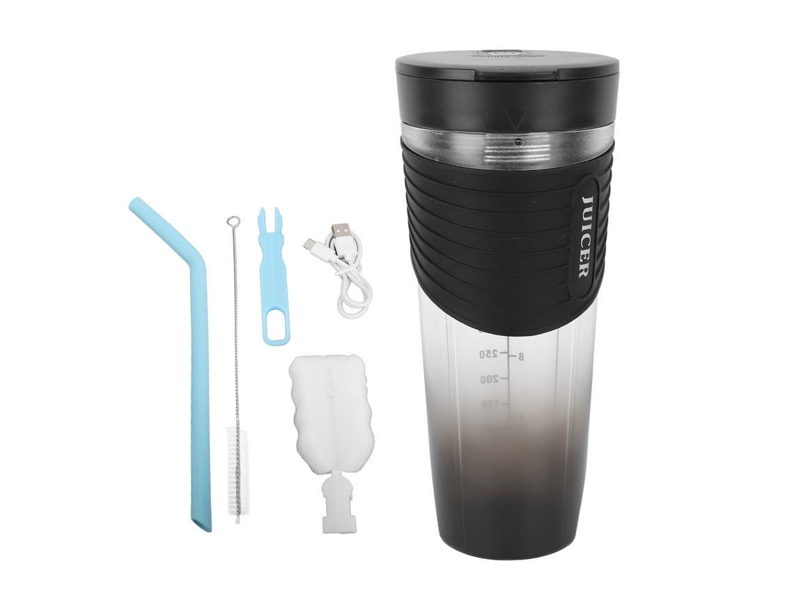 Laxiscreed Liquidificador Portátil Recarregável Por Usb Com Espremedor De 6 Lâminas