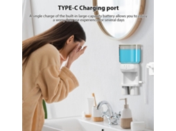 Dispensador Automático de Enxaguante Oral com 2 Copos Magnéticos LAXISCREED